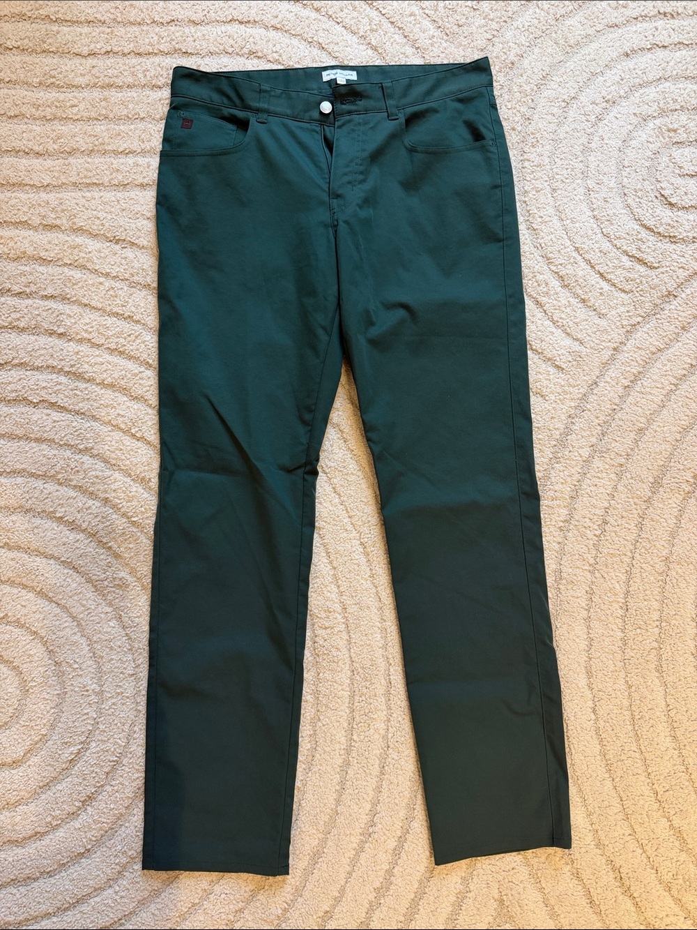Peter Millar EB66 5 Pocket Green Pants 33/32